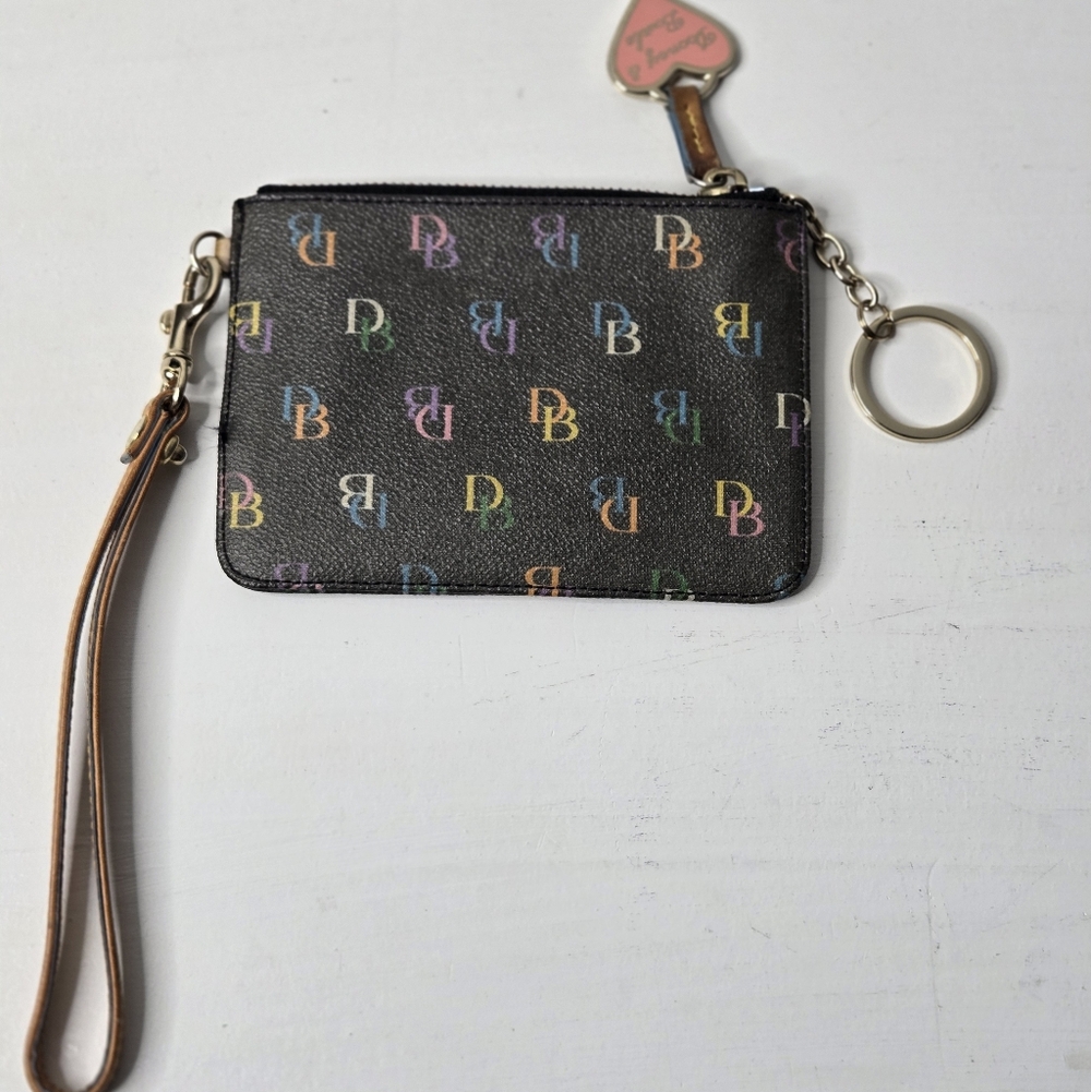 Dooney & Bourke Multicolor Logo Wristlet
